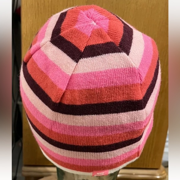Nike Beanie Hat (reversible with logo)
Multicolored Stripes, Women's One Size - Picture 4 of 7